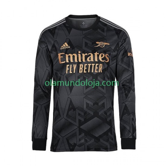 Camisola Arsenal Homem Equipamento Segundo 2022-2023 Manga Comprida